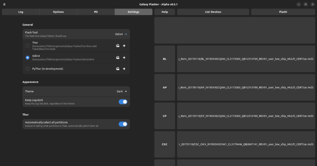 SamFlash Tool