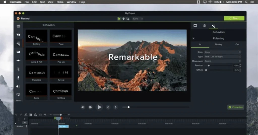 Camtasia Studio Tool