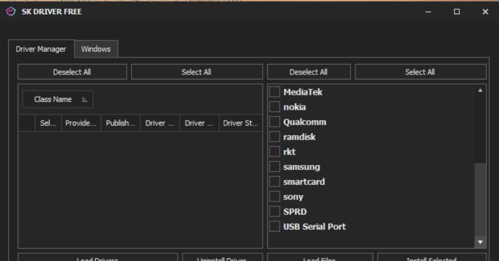 SK Driver Tool