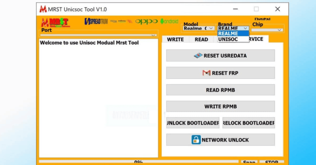 MRST UniSoc Tool