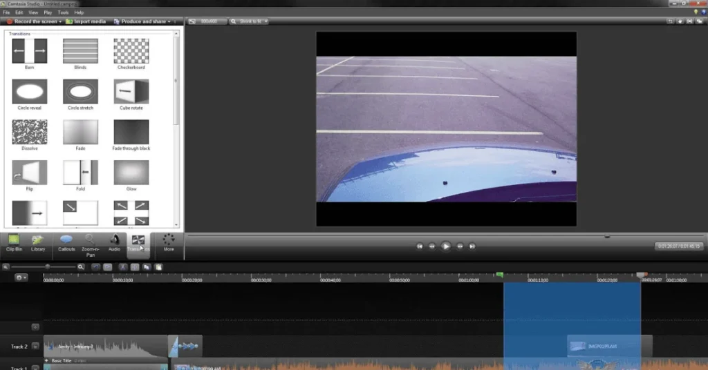 Camtasia Studio Tool