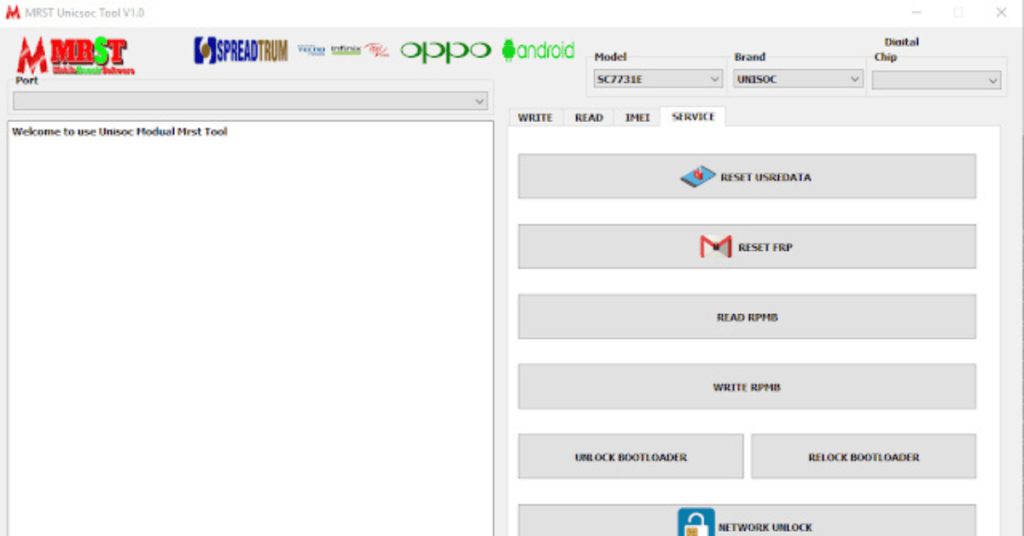 MRST UniSoc Tool